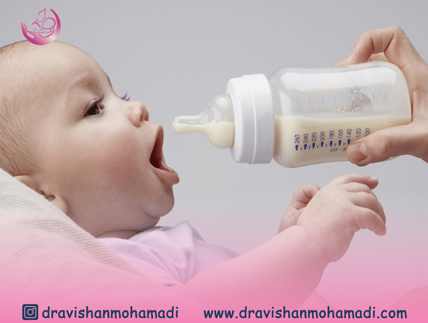 آلرژی به شیر خشک در نوزادان