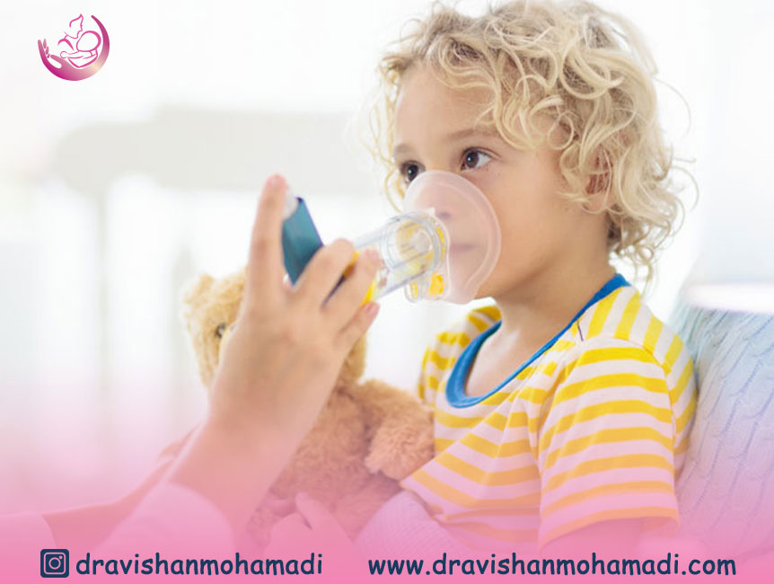 درمان بیماری آسم و تنگی نفس در کودکان